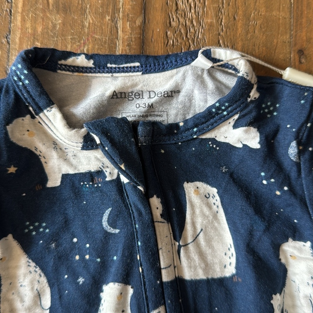 Angel dear 2 way zip footie - Picture 2 of 4